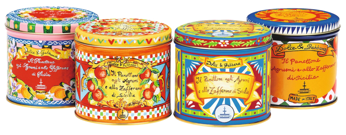 Panettone mit Zitrusfrüchten und Safran