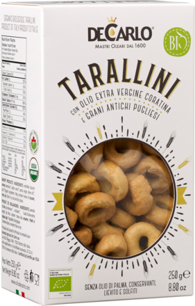 DeCarlo Taralli con Olio Extra Vergine