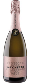 2025 Prosecco Brut Rosé Sacchetto